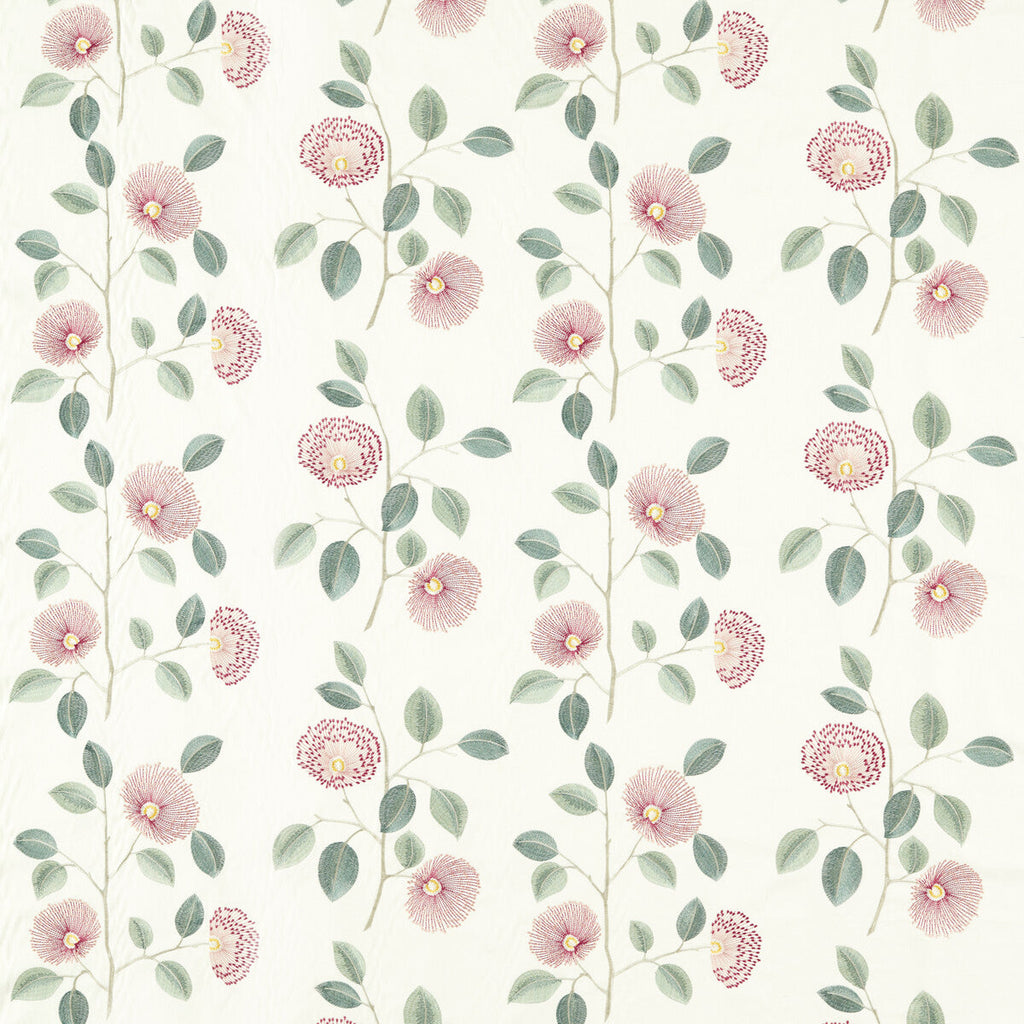 Samples and Purchasing available for Monique - Blush/Raspberry Pink By Clarke And Clarke | Clarke & Clarke Pavilion |Botanical & Floral Texture Drapery Embroidery at Designer Wallcoverings and Fabrics