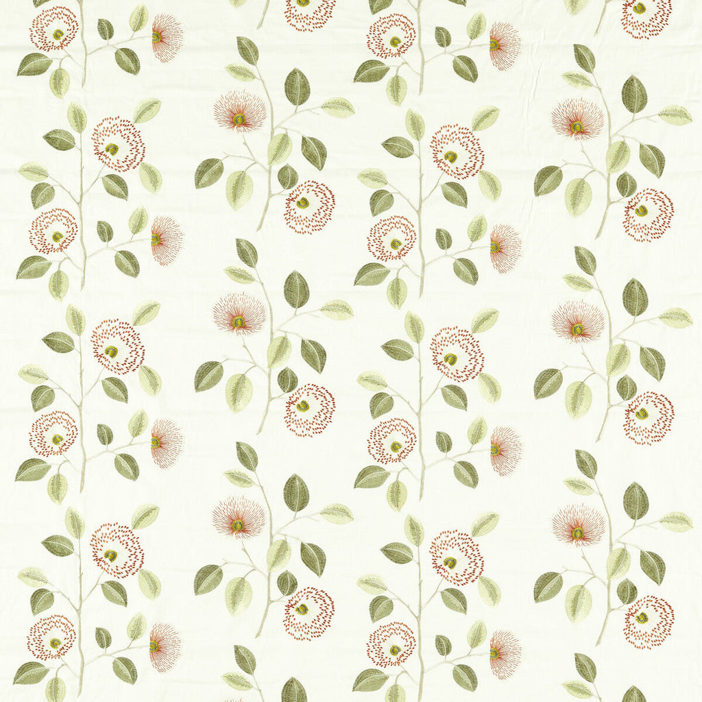 Samples and Purchasing available for Monique - Spice Rust By Clarke And Clarke | Clarke & Clarke Pavilion |Botanical & Floral Texture Drapery Embroidery at Designer Wallcoverings and Fabrics