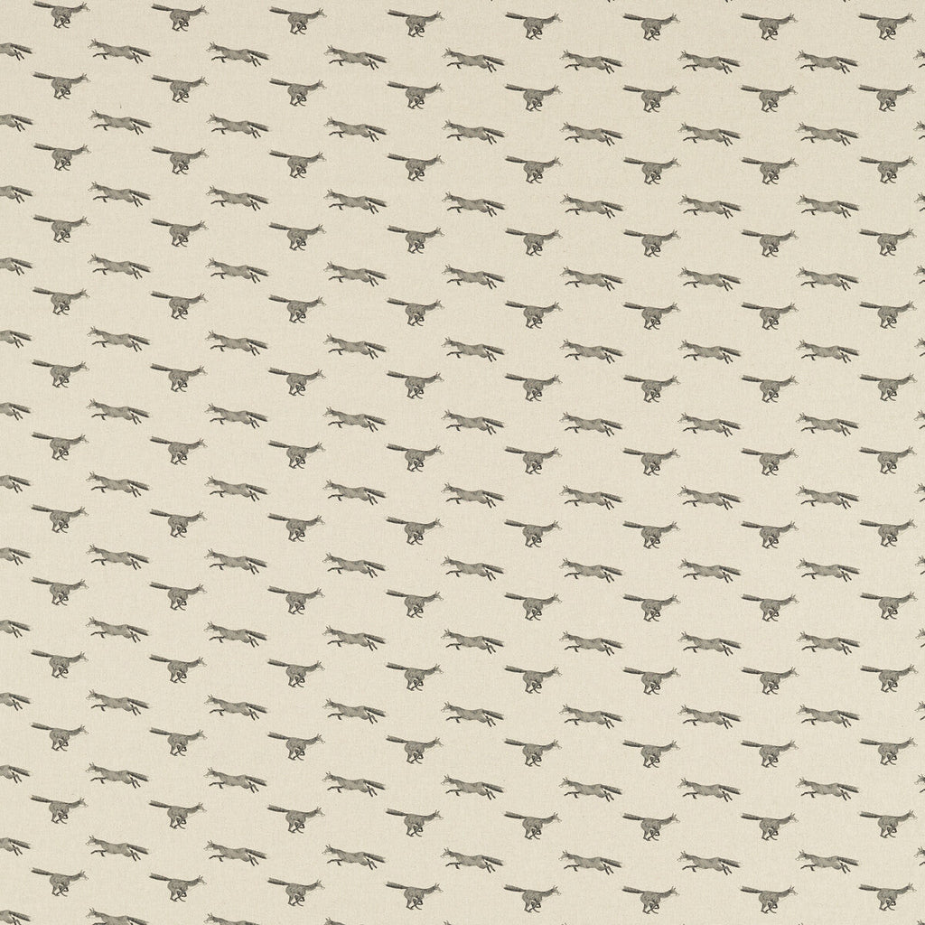 Samples and Purchasing available for Foxbury - Charcoal Grey By Clarke And Clarke | Country Escape By Studio G For C&C |Animal/Insects Novelty Multipurpose Print at Designer Wallcoverings and Fabrics