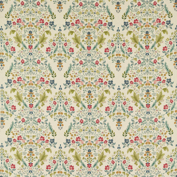 Gawthorpe - Forest/Linen Multi By Clarke And Clarke | Country Escape By Studio G For C&C |Botanical & Floral  Multipurpose Print