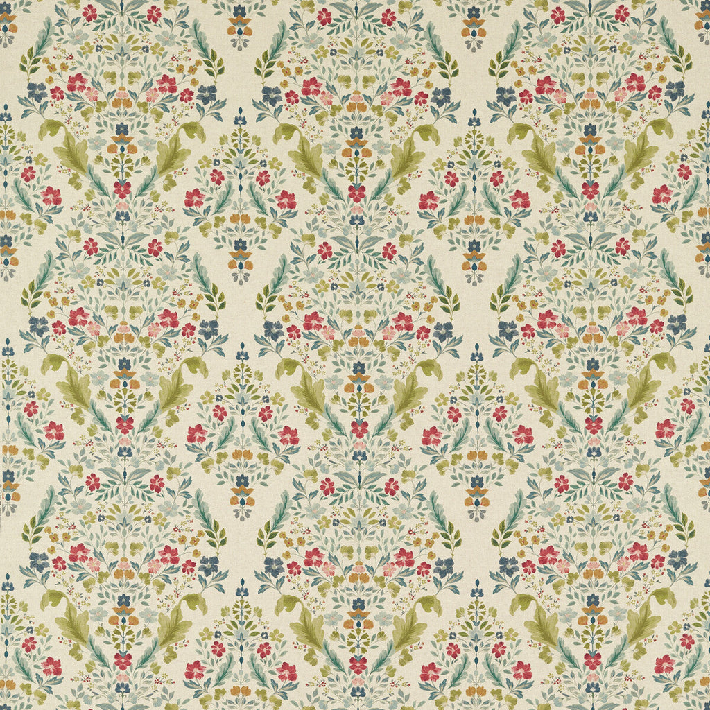 Samples and Purchasing available for Gawthorpe - Forest/Linen Multi By Clarke And Clarke | Country Escape By Studio G For C&C |Botanical & Floral  Multipurpose Print at Designer Wallcoverings and Fabrics
