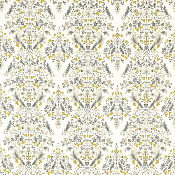Gawthorpe - Charcoal Charcoal By Clarke And Clarke | Country Escape By Studio G For C&C |Botanical & Floral  Multipurpose Print