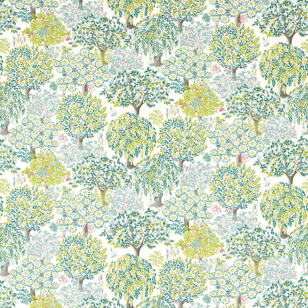 Tatton - Multi Multi By Clarke And Clarke | Country Escape By Studio G For C&C |Botanical & Floral  Multipurpose Print