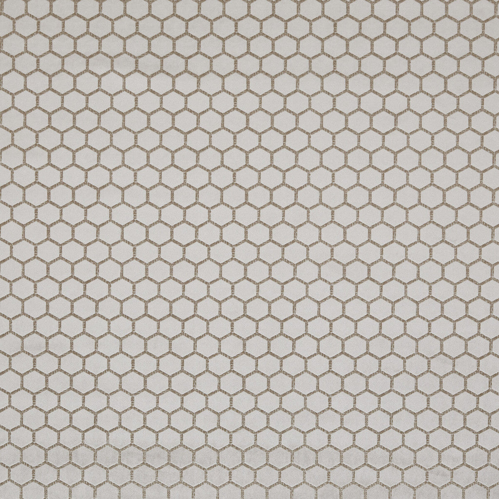 Samples and Purchasing available for Hexa - Taupe Taupe By Clarke And Clarke | Illusion By Studio G For C&C | Geometric Upholstery Velvet at Designer Wallcoverings and Fabrics