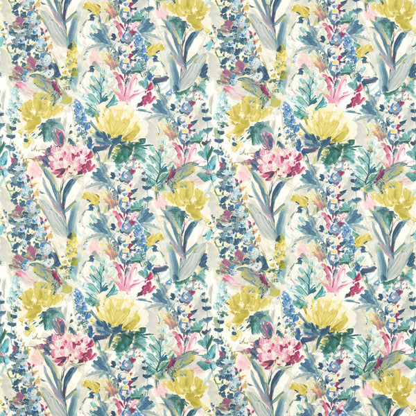 Hydrangea - Multi Multi By Clarke And Clarke | Floral Flourish By Studio G For C&C |Botanical & Floral  Multipurpose Print