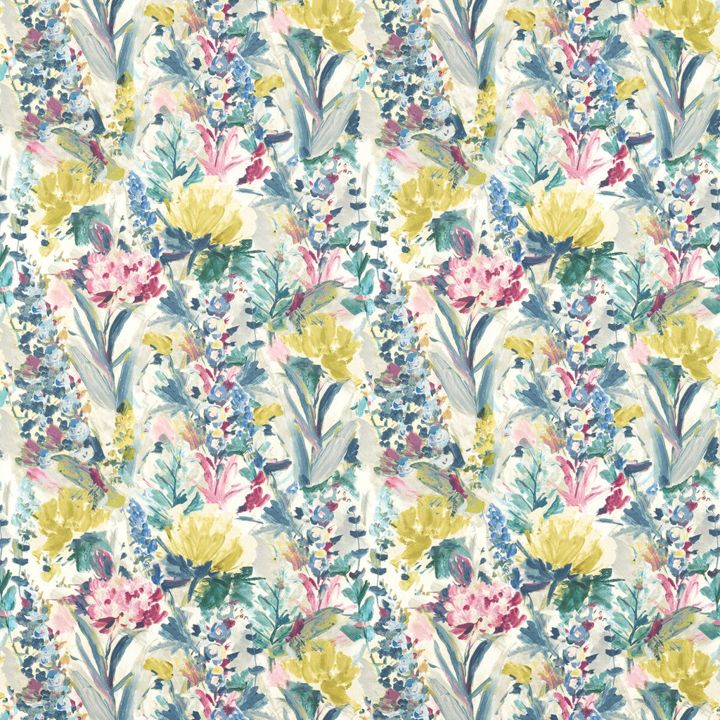 Samples and Purchasing available for Hydrangea - Multi Multi By Clarke And Clarke | Floral Flourish By Studio G For C&C |Botanical & Floral  Multipurpose Print at Designer Wallcoverings and Fabrics