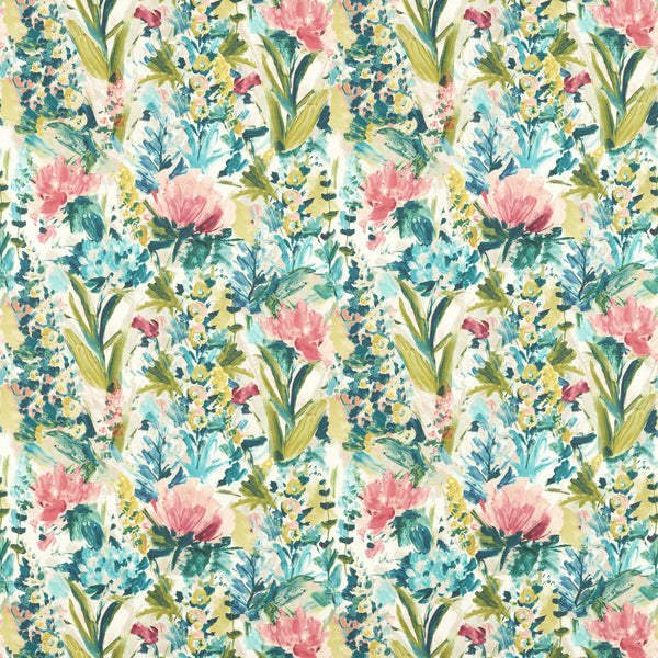 Hydrangea - Spice/Forest Multi By Clarke And Clarke | Floral Flourish By Studio G For C&C |Botanical & Floral  Multipurpose Print