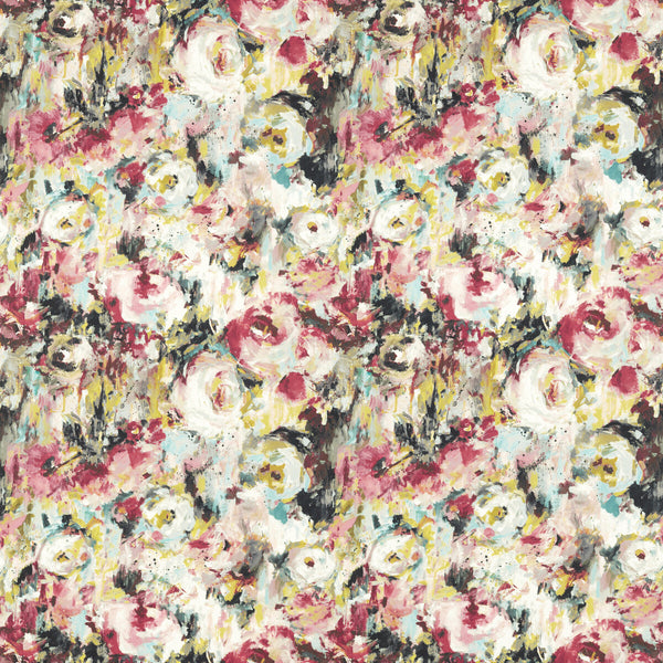 Kingsley - Autumn Multi By Clarke And Clarke | Floral Flourish By Studio G For C&C |Botanical & Floral  Multipurpose Print