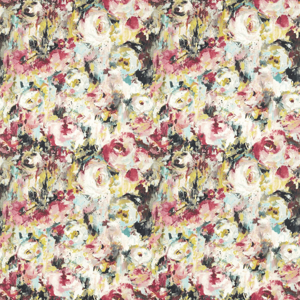 Samples and Purchasing available for Kingsley - Autumn Multi By Clarke And Clarke | Floral Flourish By Studio G For C&C |Botanical & Floral  Multipurpose Print at Designer Wallcoverings and Fabrics