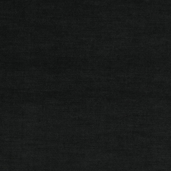 Riva - Ebony Black By Clarke And Clarke | Clarke & Clarke Riva |Solid Texture Upholstery Velvet