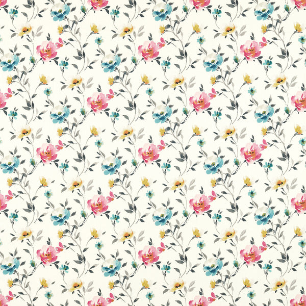 Serena - Ivory Multi By Clarke And Clarke | Floral Flourish By Studio G For C&C |Botanical & Floral  Multipurpose Print