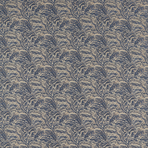 Lumino - Midnight/Copper Blue By Clarke And Clarke | Clarke & Clarke Exotica 2 | Modern Drapery