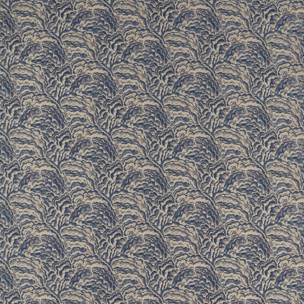 Samples and Purchasing available for Lumino - Midnight/Copper Blue By Clarke And Clarke | Clarke & Clarke Exotica 2 | Modern Drapery  at Designer Wallcoverings and Fabrics
