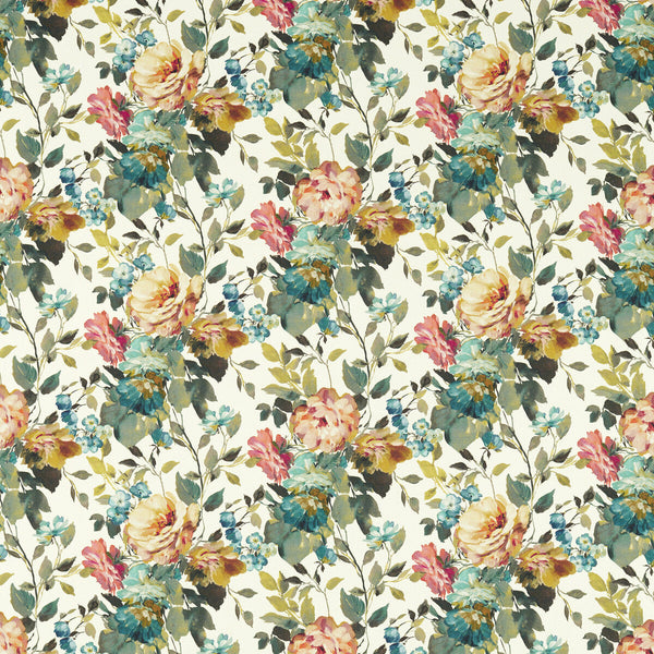 Bloom - Antique Rust By Clarke And Clarke | Clarke & Clarke Exotica 2 |Botanical & Floral  Multipurpose Print