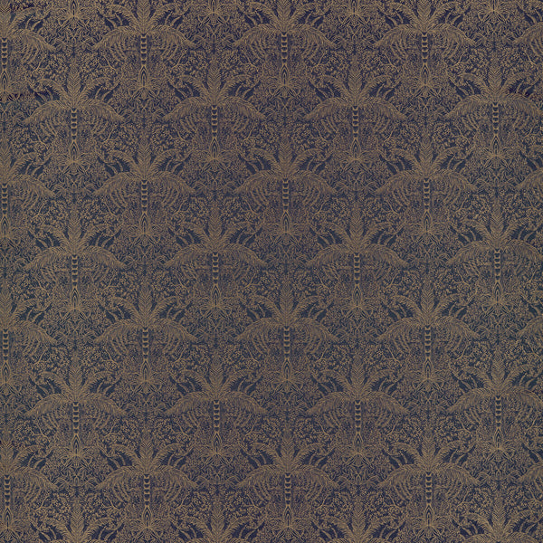 Leopardo - Antique/Noir Jacquard Rust By Clarke And Clarke | Clarke & Clarke Exotica 2 |Animal/Insects Botanical & Floral Upholstery