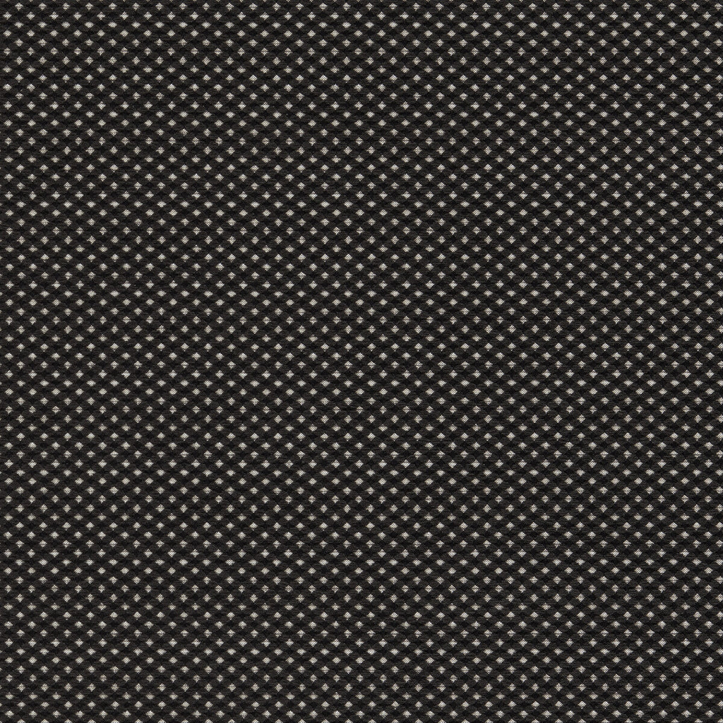 Samples and Purchasing available for Pavo - Noir Black By Clarke And Clarke | Clarke And Clarke Equinox 2 |Diamond Small Scale Upholstery Chenille at Designer Wallcoverings and Fabrics