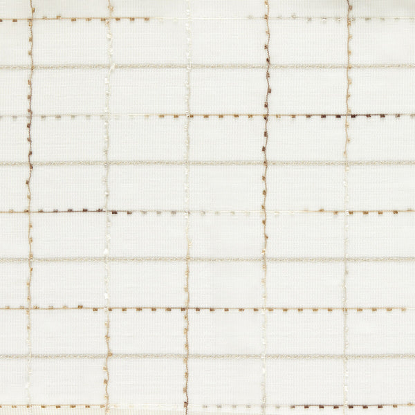 Alberte - Natural White By Clarke And Clarke | Clarke And Clarke Vardo Sheers |Plaid / Check Texture Drapery Sheer