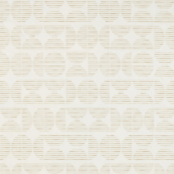 Magnus - Ivory White By Clarke And Clarke | Clarke And Clarke Vardo Sheers |Geometric Texture Drapery Sheer