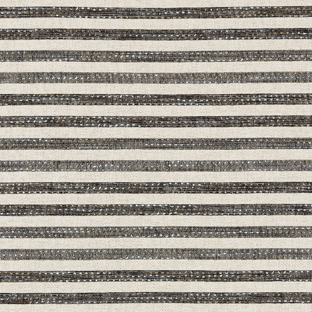 Samples and Purchasing available for Elias - Charcoal/Linen Black By Clarke And Clarke | Clarke & Clarke Soren |Stripes Texture Upholstery Chenille at Designer Wallcoverings and Fabrics