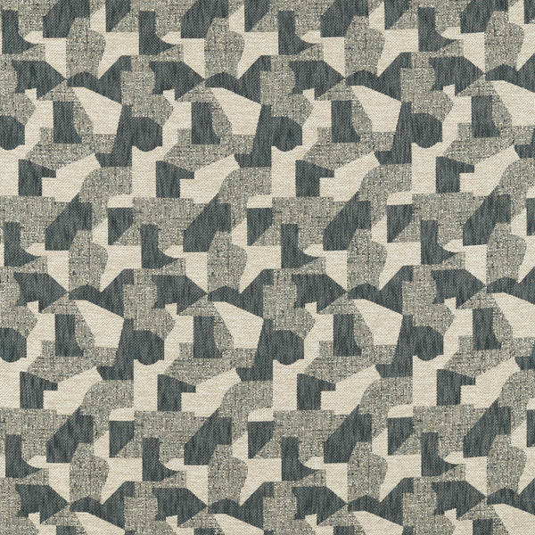 Espen - Moss Blue By Clarke And Clarke | Clarke & Clarke Soren |Geometric Texture Upholstery