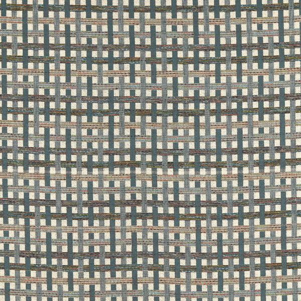 Kasper - Kingfisher Turquoise By Clarke And Clarke | Clarke & Clarke Soren |Plaid / Check Texture Upholstery Chenille