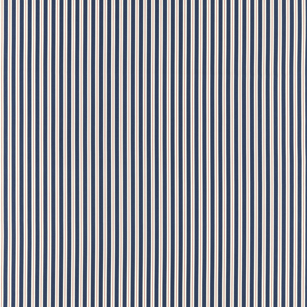 Samples and Purchasing available for Carousel - Coral/Navy Blue By Clarke And Clarke | Formations By Studio G For C&C | Stripes Multipurpose Print at Designer Wallcoverings and Fabrics