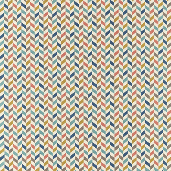 Phoenix - Multi Multi By Clarke And Clarke | Formations By Studio G For C&C |Herringbone/Tweed Stripes Multipurpose Print