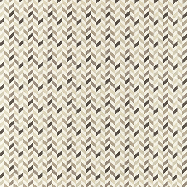 Phoenix - Natural Grey By Clarke And Clarke | Formations By Studio G For C&C |Herringbone/Tweed Stripes Multipurpose Print