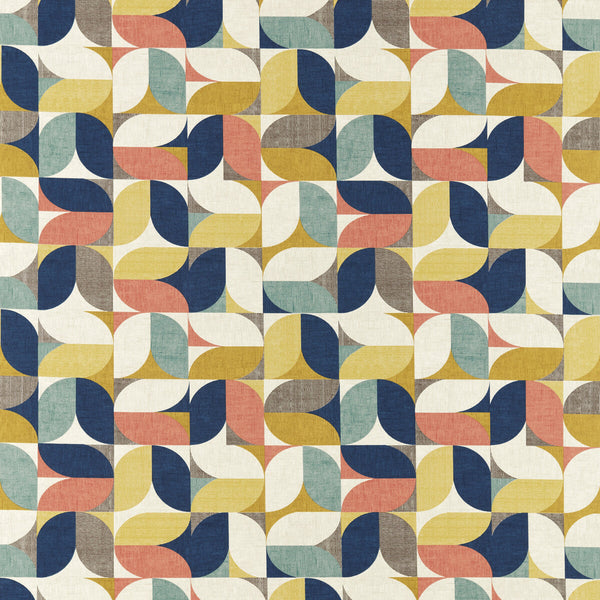 Reno - Multi Multi By Clarke And Clarke | Formations By Studio G For C&C |Geometric  Multipurpose Print