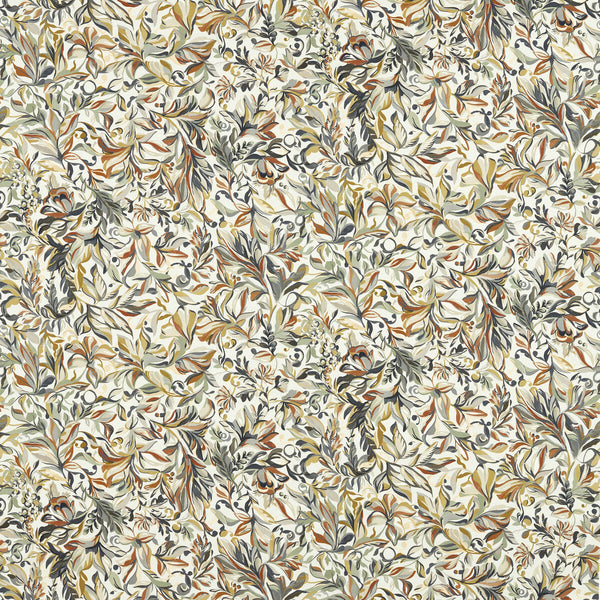 Ashbrook - Natural White By Clarke And Clarke | Clarke & Clarke Ferndene | Botanical & Floral Multipurpose Print
