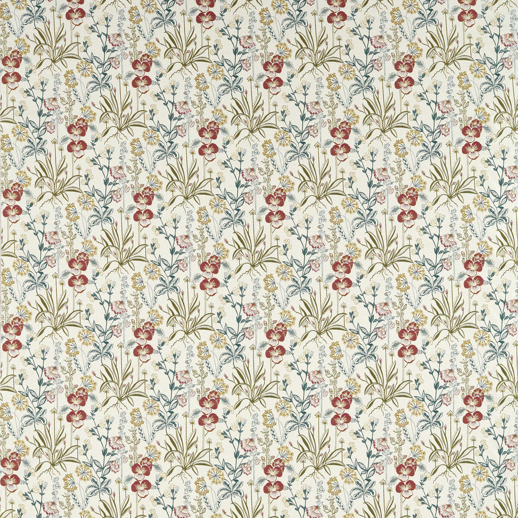 Samples and Purchasing available for Elmsdale Jacquard - Forest/Linen Ivory By Clarke And Clarke | Clarke & Clarke Ferndene | Botanical & Floral Drapery  at Designer Wallcoverings and Fabrics