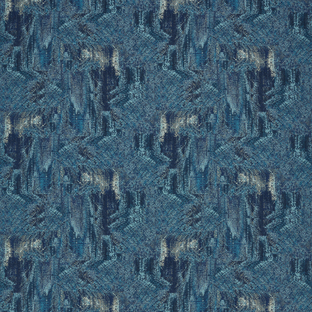 Samples and Purchasing available for Hillcrest Velvet - Midnight Blue By Clarke And Clarke | Clarke & Clarke Ferndene | Abstract Upholstery Print at Designer Wallcoverings and Fabrics