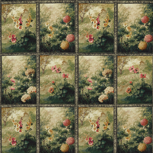 Artus - Antique Velvet Bronze By Clarke And Clarke | Clarke & Clarke Marianne | Botanical & Floral Upholstery Print