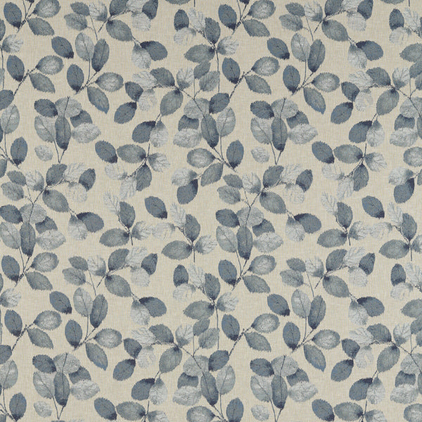 Northia - Denim Linen Dark Blue By Clarke And Clarke | Clarke & Clarke Marianne | Botanical & Floral Upholstery