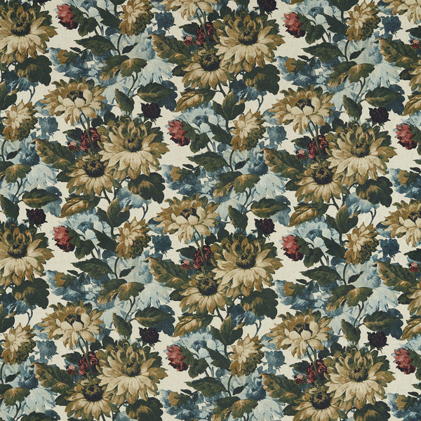 Sunforest - Antique Bronze By Clarke And Clarke | Clarke & Clarke Marianne | Botanical & Floral Upholstery Print