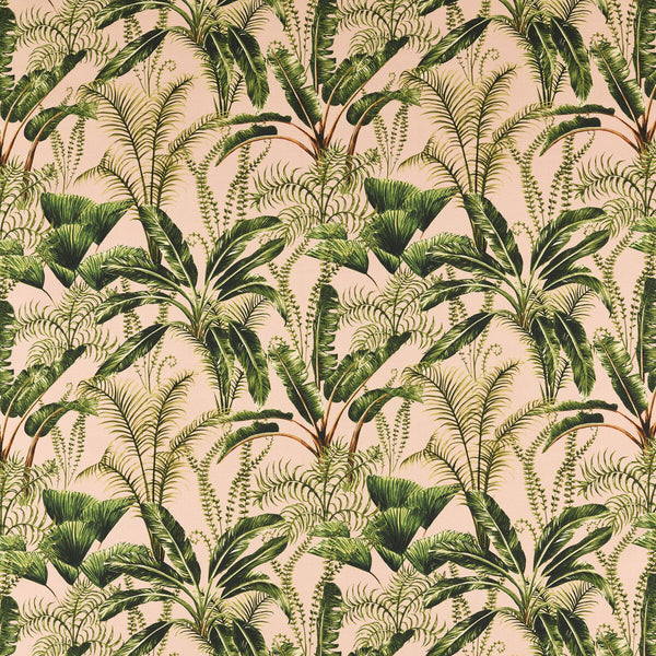 Majorelle - Outdoor Pink By Clarke And Clarke | Clarke & Clarke Alfresco |Botanical & Floral Tropical Multipurpose Indoor / Outdoor