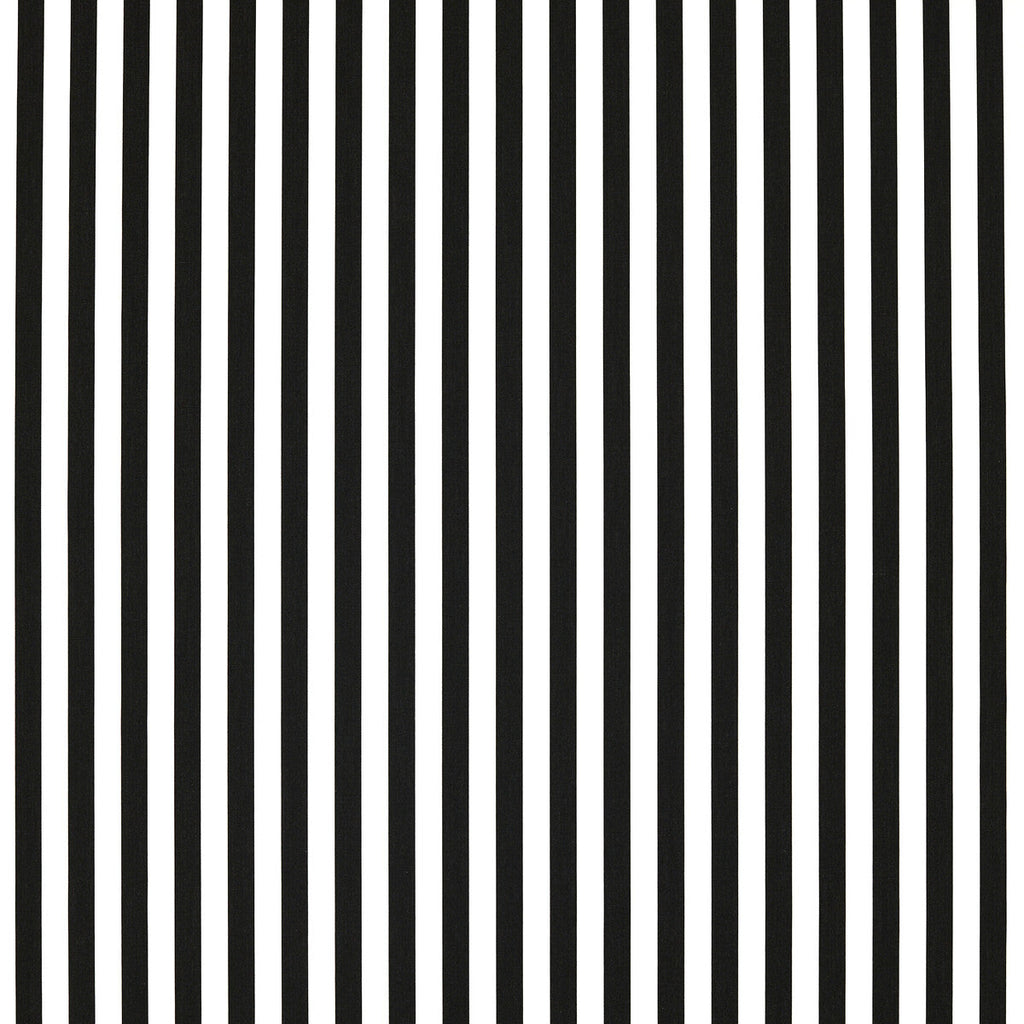 Samples and Purchasing available for Sicily - Ebony White By Clarke And Clarke | Clarke & Clarke Alfresco |Stripes  Multipurpose Indoor / Outdoor at Designer Wallcoverings and Fabrics
