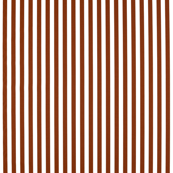 Sicily - Russet White By Clarke And Clarke | Clarke & Clarke Alfresco |Stripes  Multipurpose Indoor / Outdoor