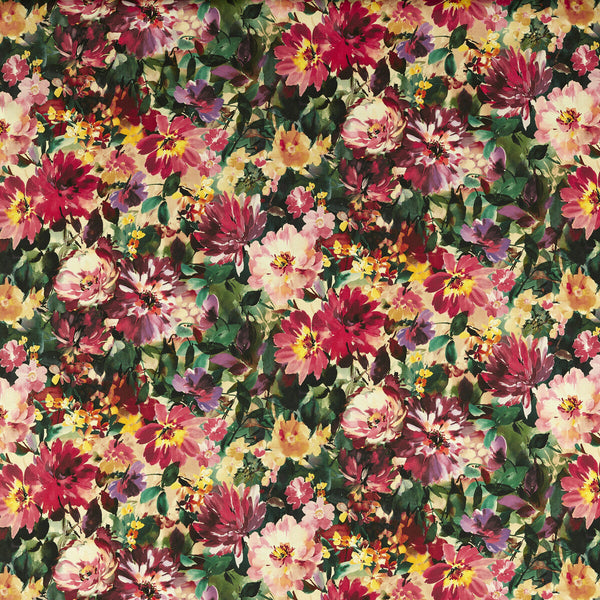 Tahiti - Outdoor Pink By Clarke And Clarke | Clarke & Clarke Alfresco |Botanical & Floral Tropical Multipurpose Indoor / Outdoor