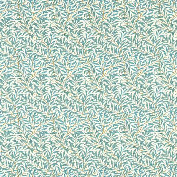 Willow Boughs - Teal Teal By Clarke And Clarke | Clarke & Clarke William Morris Designs | Botanical & Floral Multipurpose Print