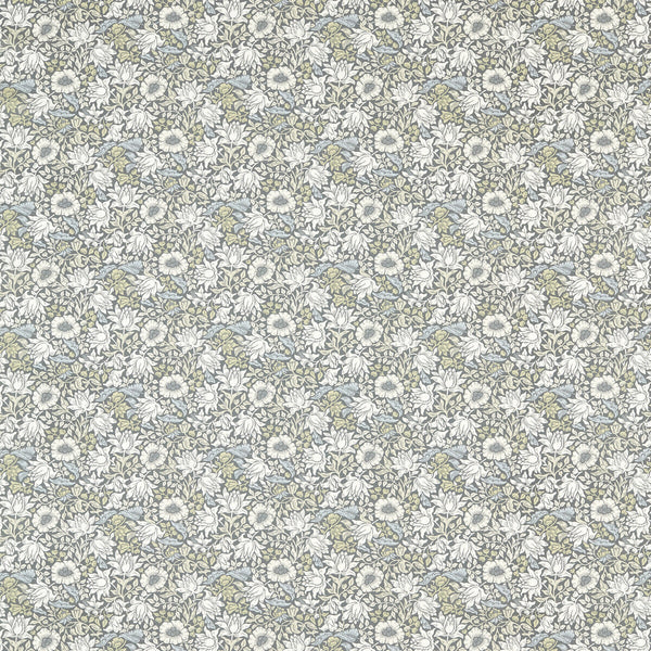 Mallow - Slate/Dove Grey By Clarke And Clarke | Clarke & Clarke William Morris Designs | Botanical & Floral Multipurpose Print