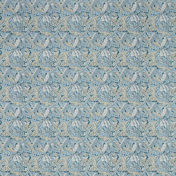 Acanthus - Denim Blue By Clarke And Clarke | Clarke & Clarke William Morris Designs | Botanical & Floral Multipurpose Print
