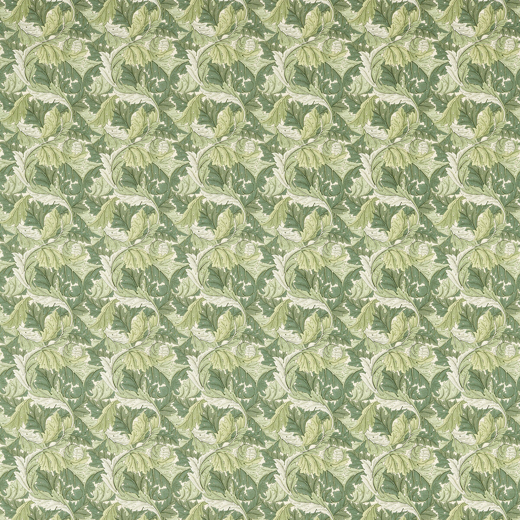 Samples and Purchasing available for Acanthus - Apple/Sage Green By Clarke And Clarke | Clarke & Clarke William Morris Designs | Botanical & Floral Multipurpose Print at Designer Wallcoverings and Fabrics