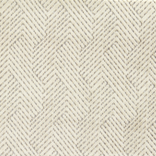 Grassetto - Ivory Ivory By Clarke And Clarke | Clarke & Clarke Urban |Geometric Stripes Upholstery Velvet