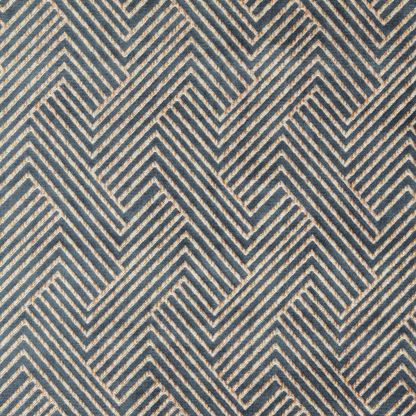 Grassetto - Multi Multi By Clarke And Clarke | Clarke & Clarke Urban |Geometric Stripes Upholstery Velvet