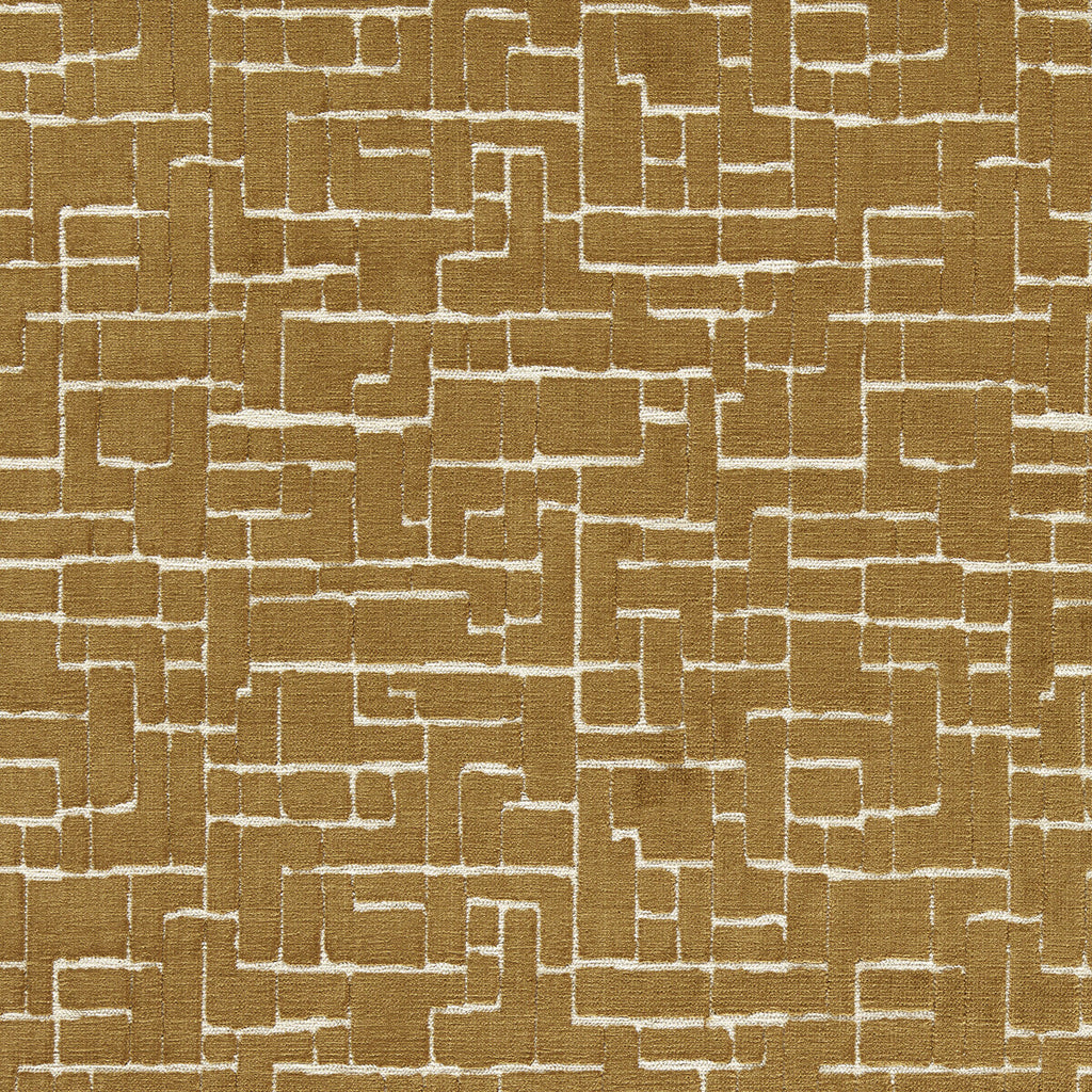 Samples and Purchasing available for Kupka - Bronze Brown By Clarke And Clarke | Clarke & Clarke Urban |Geometric Texture Upholstery Velvet at Designer Wallcoverings and Fabrics