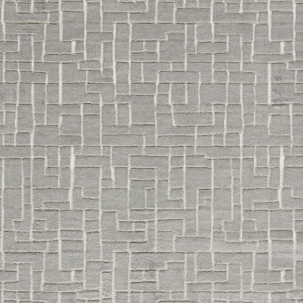 Kupka - Slate Grey By Clarke And Clarke | Clarke & Clarke Urban |Geometric Texture Upholstery Velvet