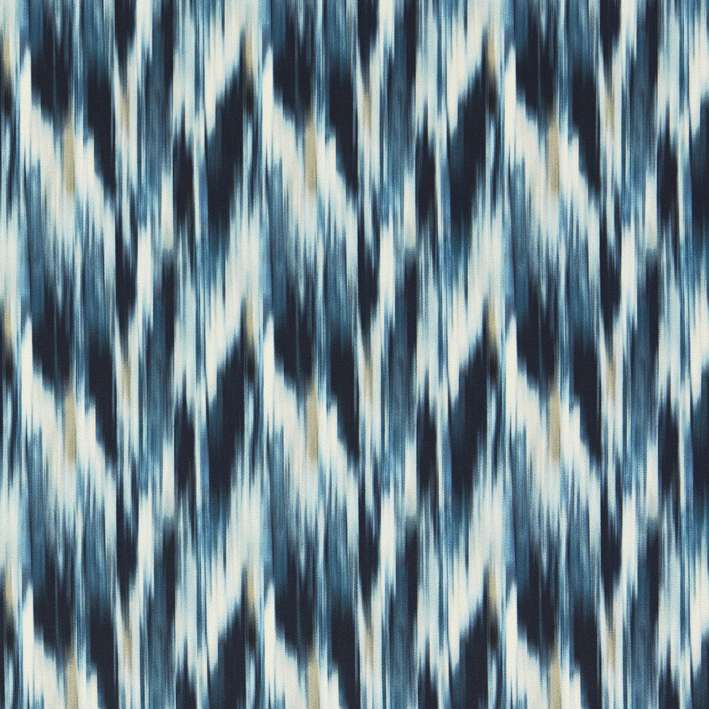 Samples and Purchasing available for Melange - Denim Dark Blue By Clarke And Clarke | Clarke & Clarke Urban |Flamestitch Ikat/Southwest/Kilims Upholstery Print at Designer Wallcoverings and Fabrics