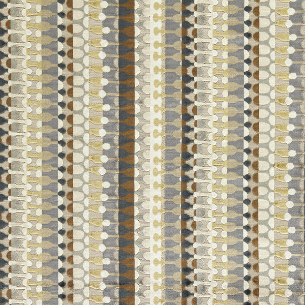 Orpheus - Natural Grey By Clarke And Clarke | Clarke & Clarke Urban |Geometric Stripes Upholstery Velvet