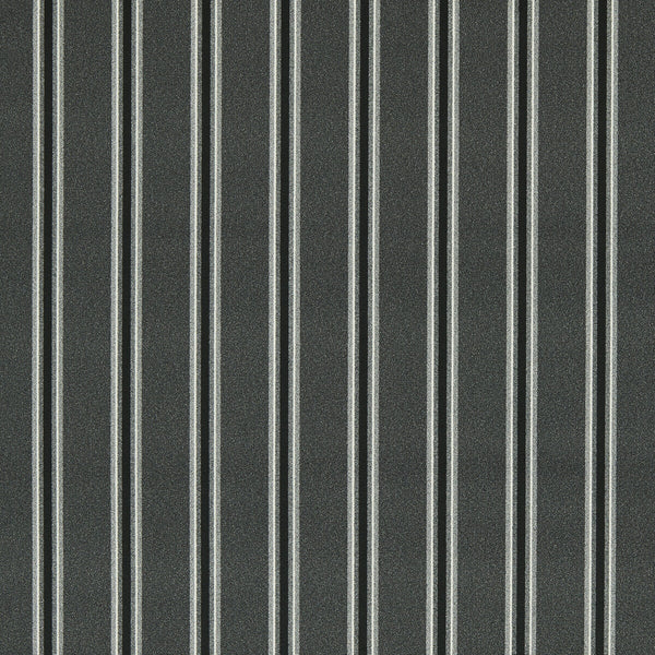 Bowfell - Ebony Black By Clarke And Clarke | Clarke & Clarke Whitworth |Stripes Texture Upholstery Velvet